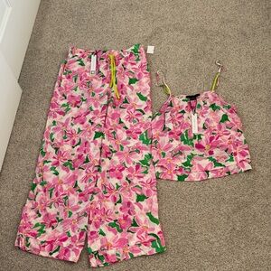 Sanctuary Pink Floral Pajama Set